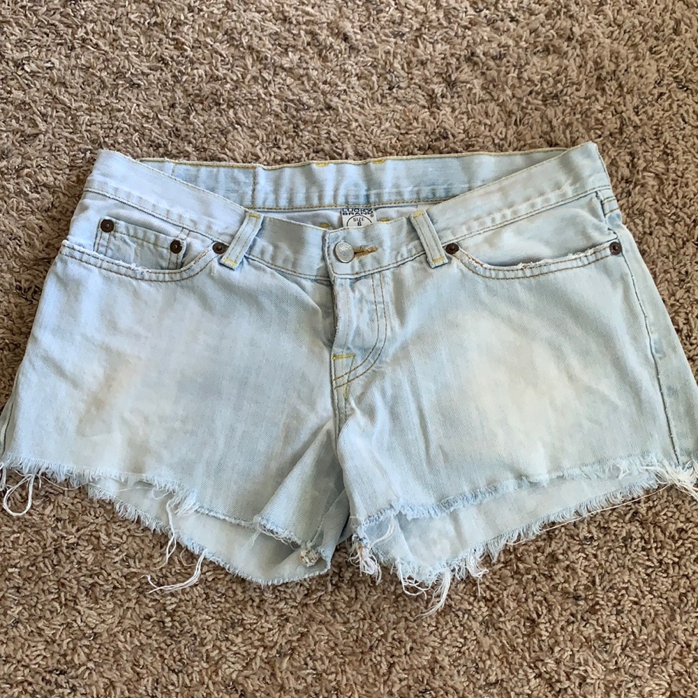 Lucky brand Jean mid rise shorts